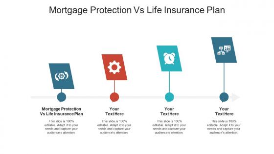 Mortgage protection vs life insurance plan ppt powerpoint presentation slides show cpb