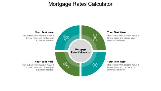 Mortgage rates calculator ppt powerpoint presentation infographics tips cpb