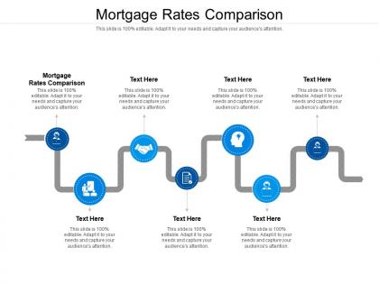 Mortgage rates comparison ppt powerpoint presentation portfolio sample cpb