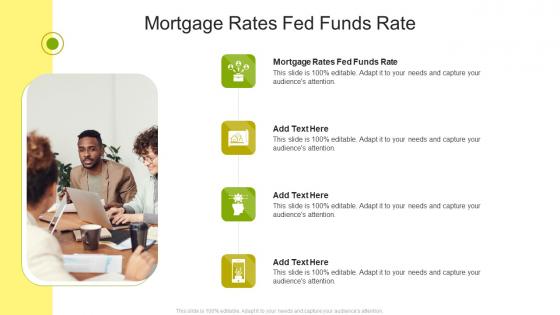 Mortgage Rates Fed Funds Rate In Powerpoint And Google Slides Cpb