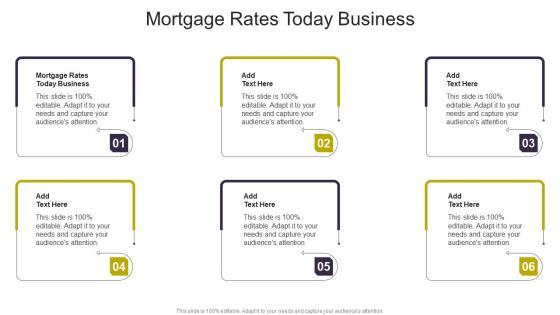 Mortgage Rates Today Business In Powerpoint And Google Slides Cpb