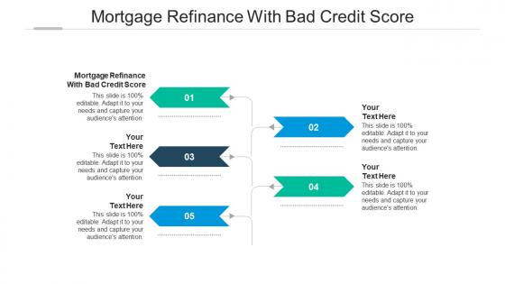 Mortgage refinance with bad credit score ppt powerpoint presentation inspiration cpb
