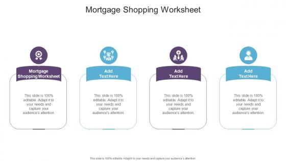 Mortgage Shopping Worksheet In Powerpoint And Google Slides Cpb