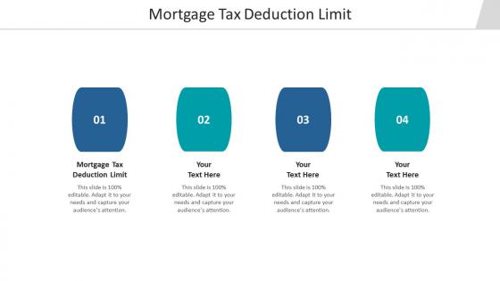 Mortgage tax deduction limit ppt powerpoint presentation summary diagrams cpb