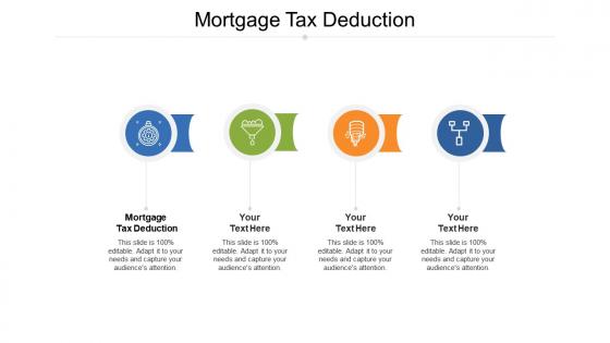 Mortgage tax deduction ppt powerpoint presentation portfolio example topics cpb