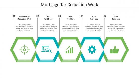Mortgage tax deduction work ppt powerpoint presentation infographic cpb