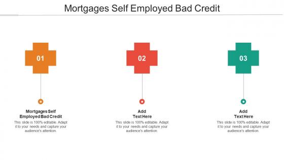 Mortgages Self Employed Bad Credit Ppt Powerpoint Presentation Portfolio Cpb
