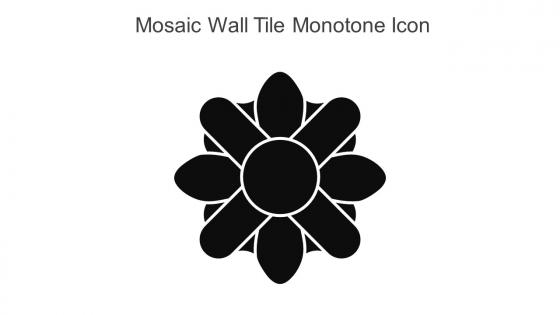 Mosaic Wall Tile Monotone Icon In Powerpoint Pptx Png And Editable Eps Format