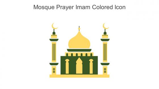 Mosque Prayer Imam Colored Icon In Powerpoint Pptx Png And Editable Eps Format