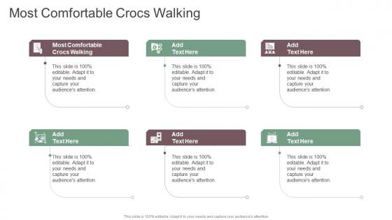 Most Comfortable Crocs Walking In Powerpoint And Google Slides Cpb