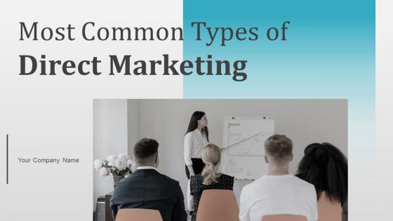 Most Common Types Of Direct Marketing Powerpoint Presentation Slides MKT CD V