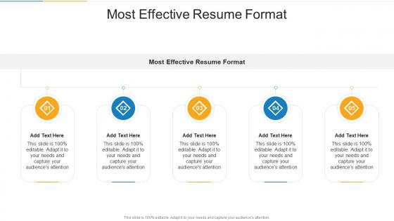 Most Effective Resume Format In Powerpoint And Google Slides Cpb