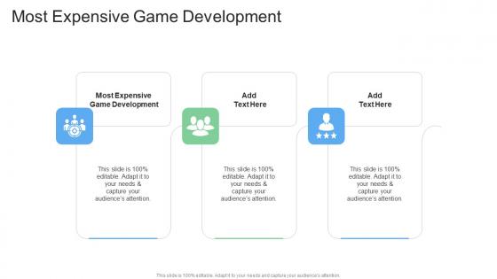 Most Expensive Game Development In Powerpoint And Google Slides Cpb