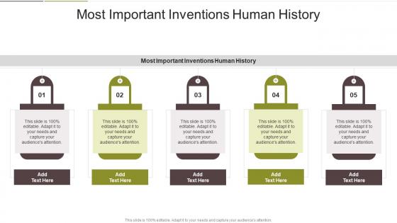 Most Important Inventions Human History In Powerpoint And Google Slides Cpb