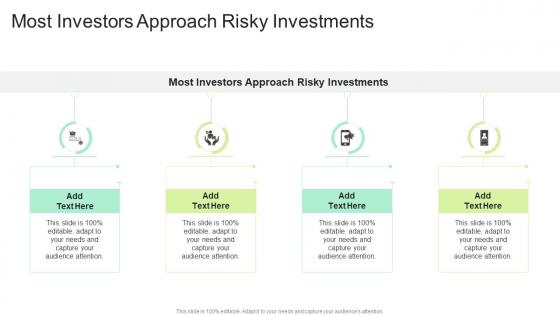 Most Investors Approach Risky Investments In Powerpoint And Google Slides Cpb