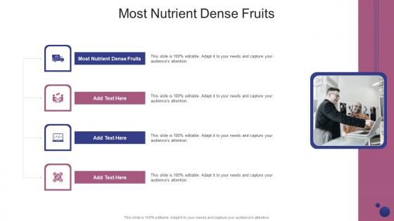 Most Nutrient Dense Fruits In Powerpoint And Google Slides Cpb