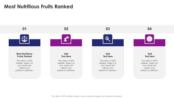 Most Nutritious Fruits Ranked In Powerpoint And Google Slides Cpb