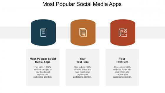 Most popular social media apps ppt powerpoint presentation styles examples cpb