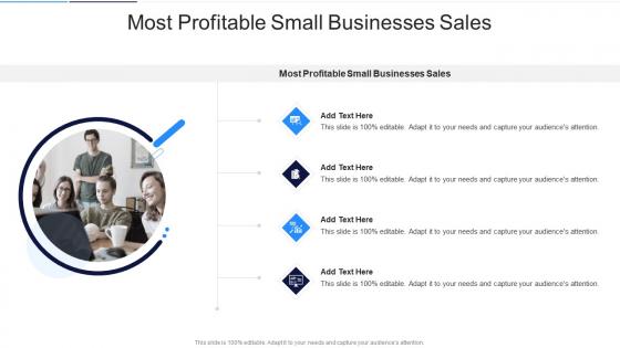 Most Profitable Small Businesses Sales In Powerpoint And Google Slides Cpb