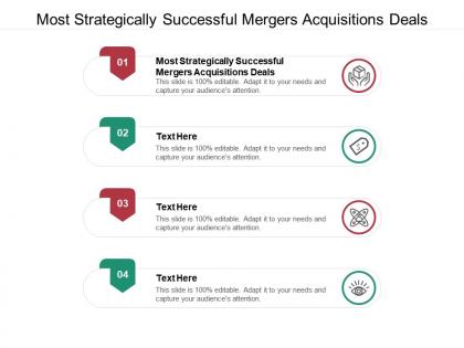 Most strategically successful mergers acquisitions deals ppt powerpoint presentation gallery graphics example cpb