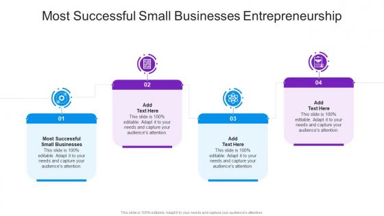 Most Successful Small Businesses Entrepreneurship In Powerpoint And Google Slides Cpb