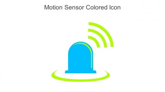 Motion Sensor Colored Icon In Powerpoint Pptx Png And Editable Eps Format