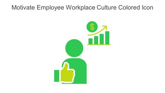 Motivate Employee Workplace Culture Colored Icon In Powerpoint Pptx Png And Editable Eps Format