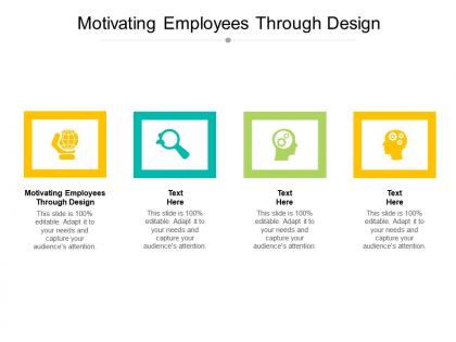 Motivating employees through design ppt powerpoint presentation icon slideshow cpb