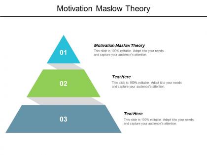 Motivation maslow theory ppt powerpoint presentation portfolio pictures cpb