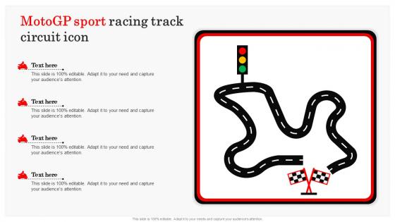MotoGP Sport Racing Track Circuit Icon