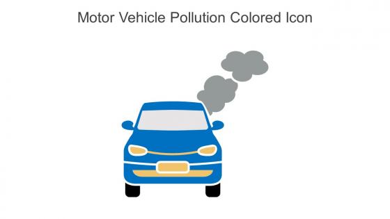 Motor Vehicle Pollution Colored Icon In Powerpoint Pptx Png And Editable Eps Format