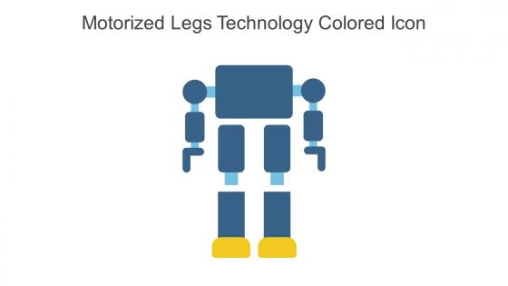 Motorized Legs Technology Colored Icon In Powerpoint Pptx Png And Editable Eps Format