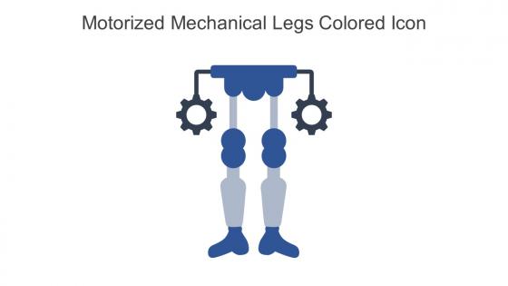 Motorized Mechanical Legs Colored Icon In Powerpoint Pptx Png And Editable Eps Format