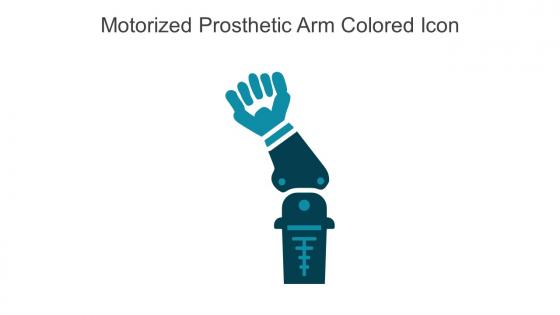 Motorized Prosthetic Arm Colored Icon In Powerpoint Pptx Png And Editable Eps Format