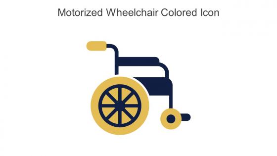 Motorized Wheelchair Colored Icon In Powerpoint Pptx Png And Editable Eps Format