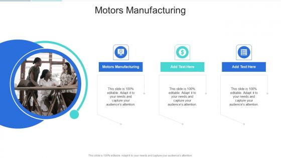 Motors Manufacturing In Powerpoint And Google Slides Cpb
