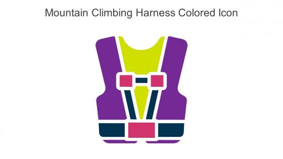Mountain Climbing Harness Colored Icon In Powerpoint Pptx Png And Editable Eps Format