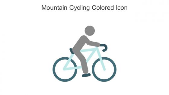 Mountain Cycling Colored Icon In Powerpoint Pptx Png And Editable Eps Format