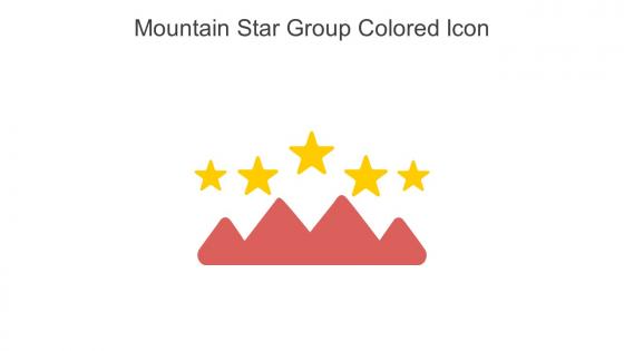 Mountain Star Group Colored Icon In Powerpoint Pptx Png And Editable Eps Format