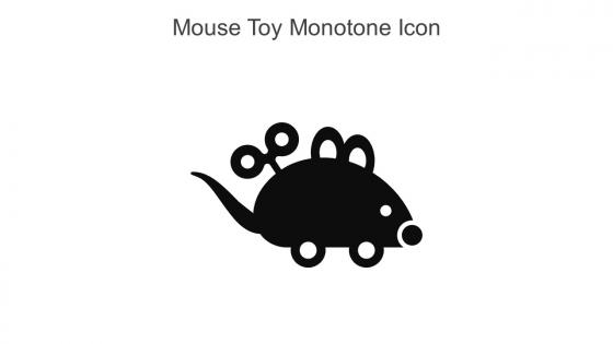 Mouse Toy Monotone Icon In Powerpoint Pptx Png And Editable Eps Format