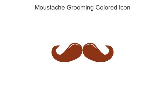 Moustache Grooming Colored Icon In Powerpoint Pptx Png And Editable Eps Format