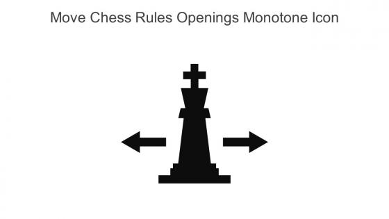 Move Chess Rules Openings Monotone Icon In Powerpoint Pptx Png And Editable Eps Format