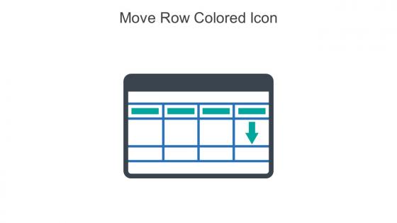 Move Row Colored Icon In Powerpoint Pptx Png And Editable Eps Format