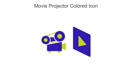 Movie Projector Colored Icon In Powerpoint Pptx Png And Editable Eps Format