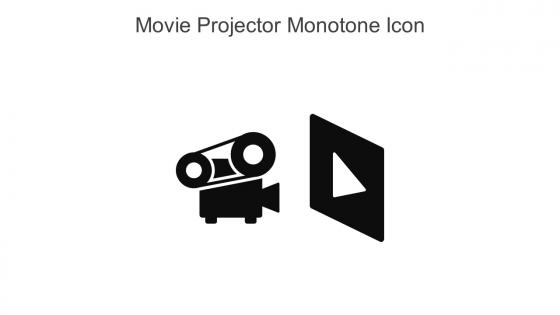 Movie Projector Monotone Icon In Powerpoint Pptx Png And Editable Eps Format