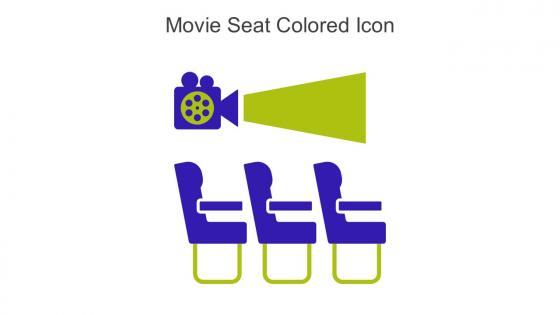 Movie Seat Colored Icon In Powerpoint Pptx Png And Editable Eps Format
