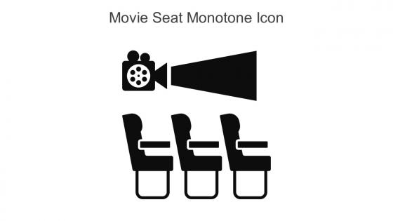 Movie Seat Monotone Icon In Powerpoint Pptx Png And Editable Eps Format