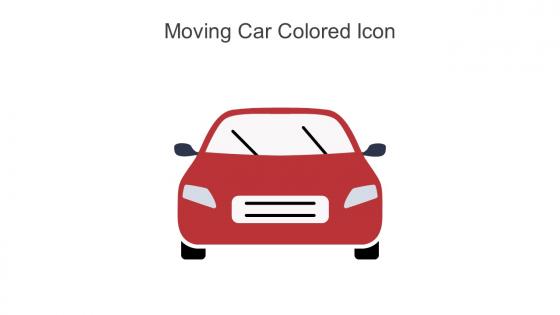 Moving Car Colored Icon In Powerpoint Pptx Png And Editable Eps Format