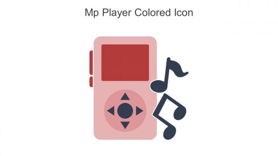 Mp Player Colored Icon In Powerpoint Pptx Png And Editable Eps Format