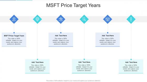 Msft Price Target Years In Powerpoint And Google Slides Cpb